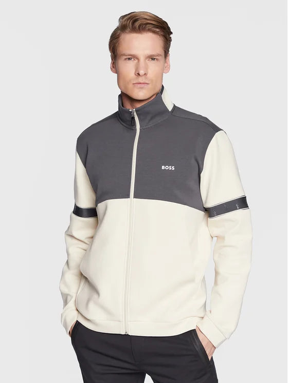Veste de survêtement 'Skaz' BOSS en Bleu Foncé | ABOUT YOU
