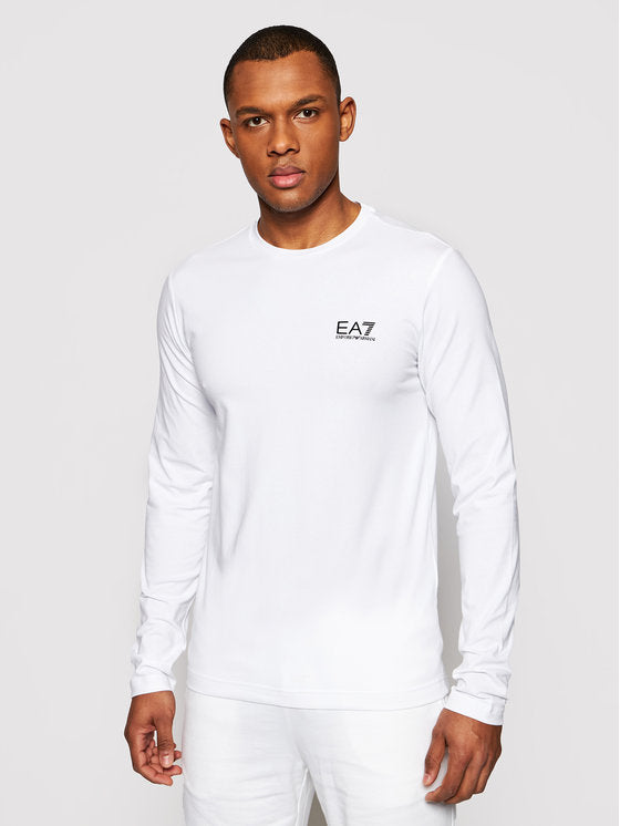 EA7 Emporio Armani long-sleeved regular fit with black logo - – Phases Men's