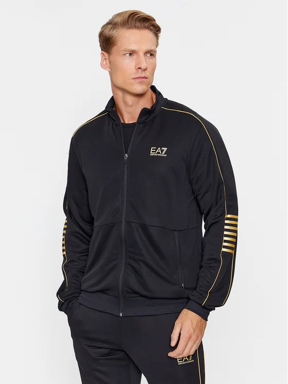 EA7 Emporio Armani Jacket Black Gold Phases Men s Fashion