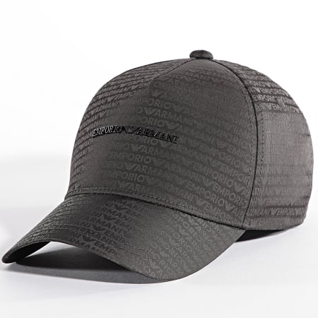 Emporio Armani Jacquard Logo Lettering Cap-Dark Grey – Phases