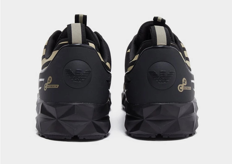 EA7 Emporio Armani Ultimate Kombat sneakers-Black/Gold – Phases