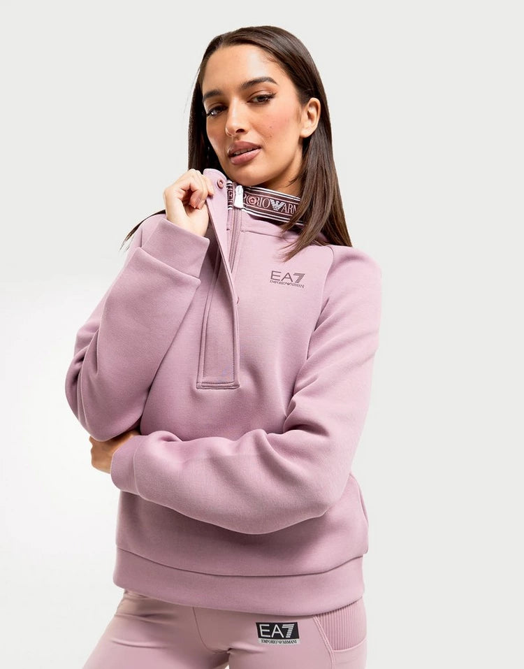 EA7 Emporio Armani Hood Sweater-Mauve – Phases Men's Fashion