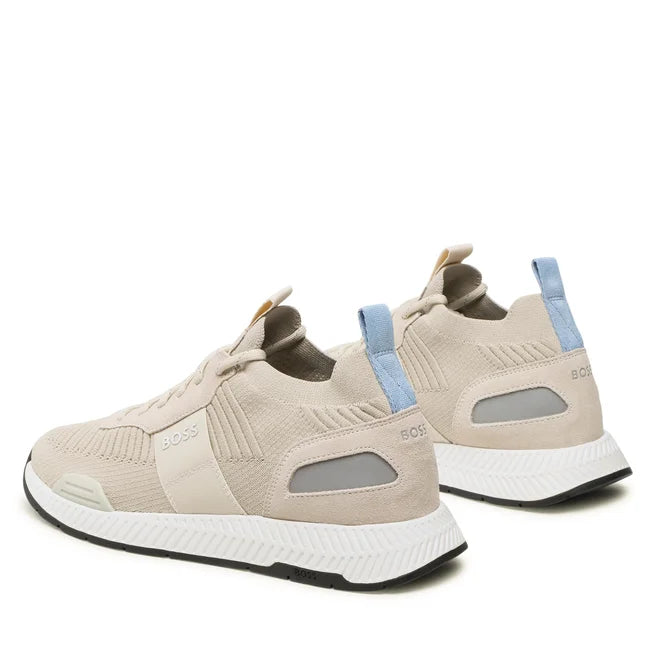 Hugo Boss Sock Trainer Titanium-Beige – Phases Men's Fashion